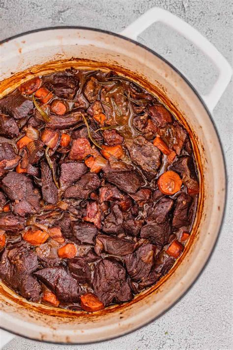 Red Wine Venison Stew Recipe (French Inspired!) - Midwest Nice