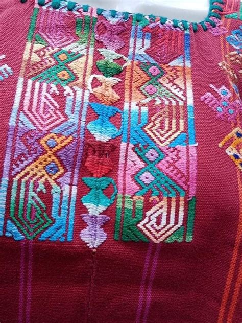 Vintage Mayan Guatemalan Huipil 100 Cotton Handmade Hand Woven Hand