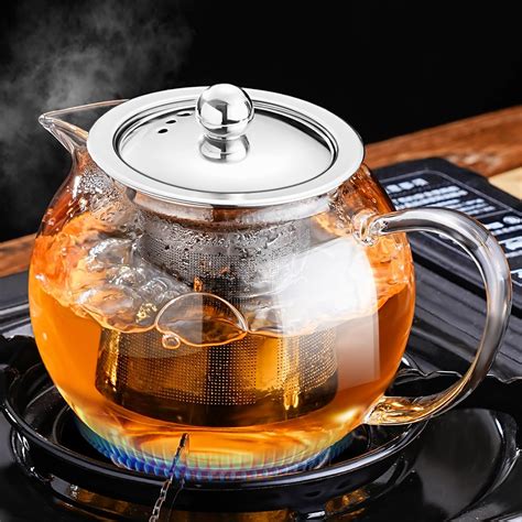 Amazon Paracity Glass Teapot Stovetop Oz Ml Tea Pot With