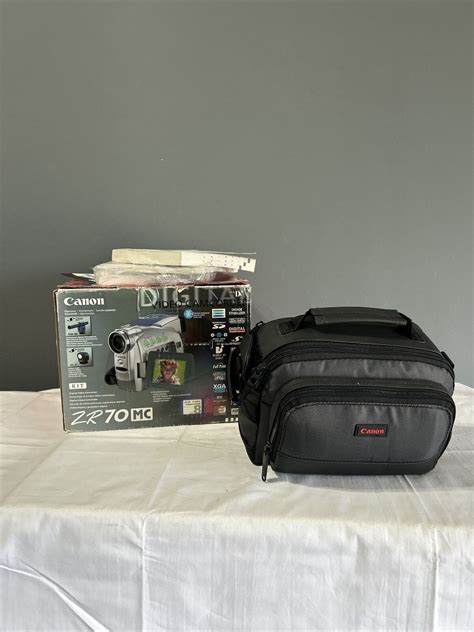 Canon Zr70 Mc Digital Video Camcorder Bundle Bag Cassettes N 13803024128 Ebay