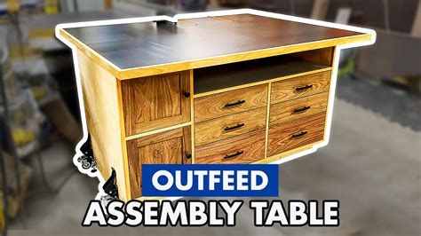 Table Saw Outfeed Cabinet Project Plan Review Home Decor