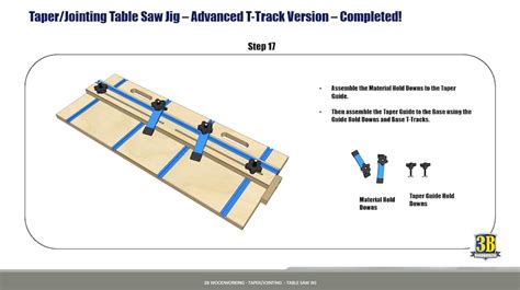 Taper Jointing Table Saw Jig Build Plans Table Saw Jig Etsy