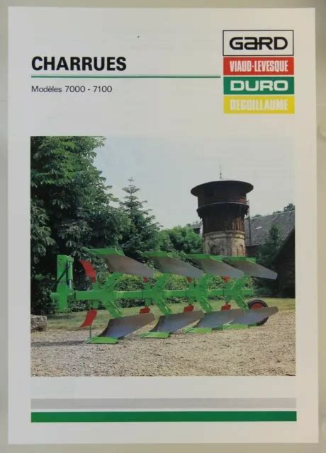 Prospectus Brochure Charrue Duro Tracteur Tractor Traktor