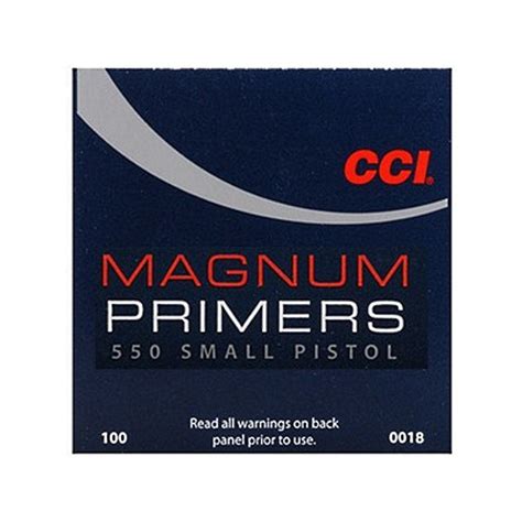 cci  small pistol primers mag  count