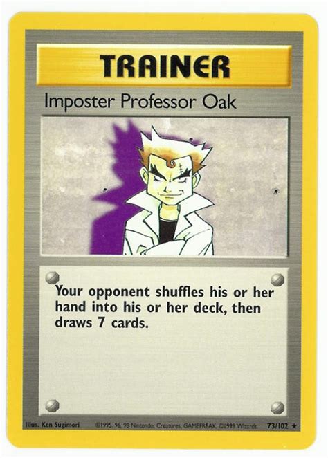 Chameleon S Den Pokemon Tcg Trainer Card Imposter Professor Oak