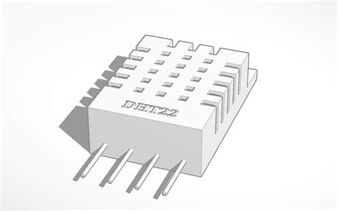 3d Design Dht22 Arduino Tinkercad