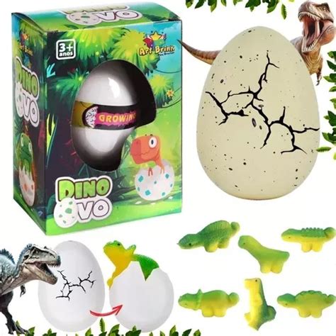 Dino Ovo Brinquedo Surpresa Cresce Gua Dinossauro Brinde