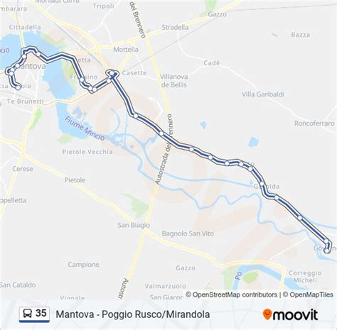 Linea 35 Orari Fermate E Mappe Governolo Riservato Abbonati