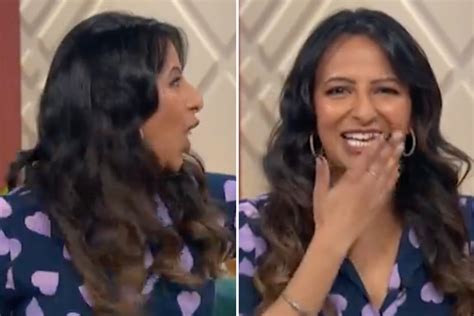 Lorraine host Ranvir Singh caught in on-air gaffe as she shouts at ...