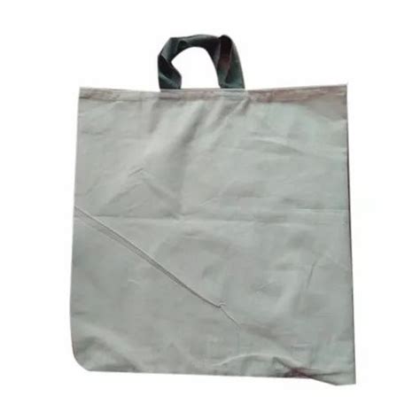 Handled White Cotton Carry Bag Capacity 15 Kg Sizedimension 18 X