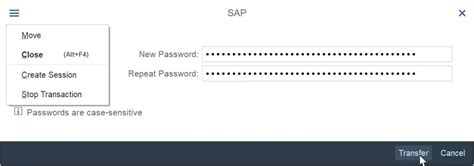 How To Change Password In Sap