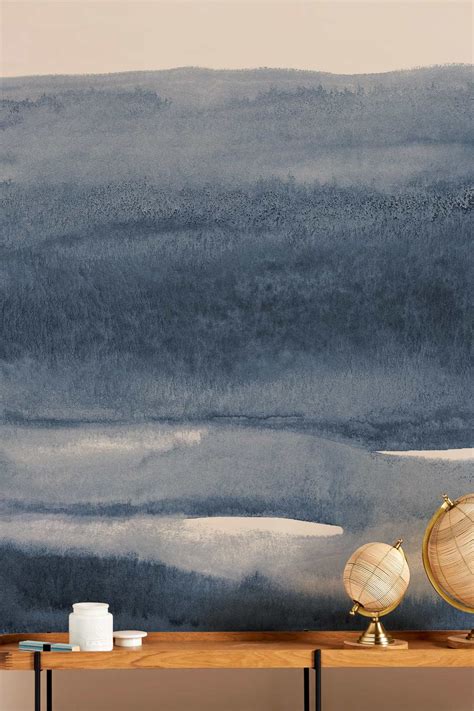blue watercolour wallpaper 1