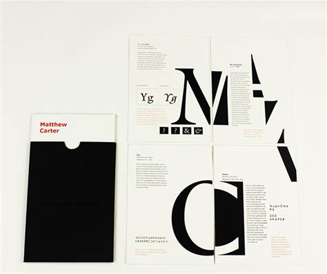 Matthew Carter — TYPE Postcards on RISD Portfolios