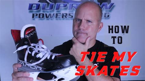 How To Tie Your Hockey Skates For Performance And Feel YouTube