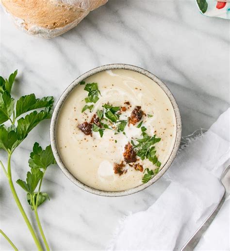 Slow Cooker Cream Of Leek Soup With Chorizo Croutons My Kitchen Love