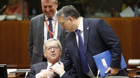 Jean Claude Juncker Megint Nem Engedte El Orb N Viktort Origo