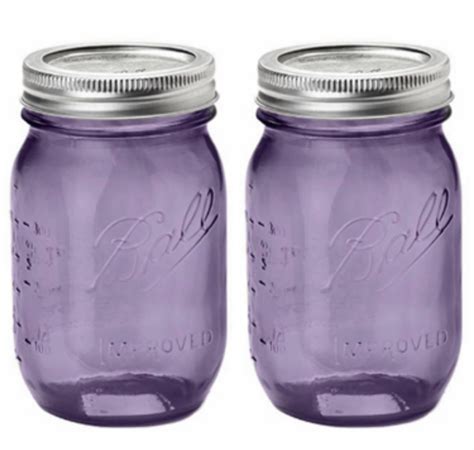 Authentic Purple Ball Mason 100th Anniversary Vintage Style Pint Jar Violet Source