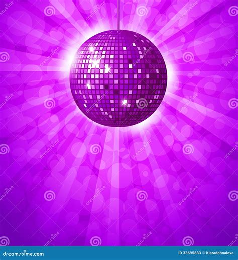 Disco Ball Background Stock Illustration Illustration Of Bright 33695833