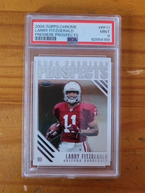 2004 Topps Chrome Premiere Prospects PP11 Larry Fitzgerald RC For