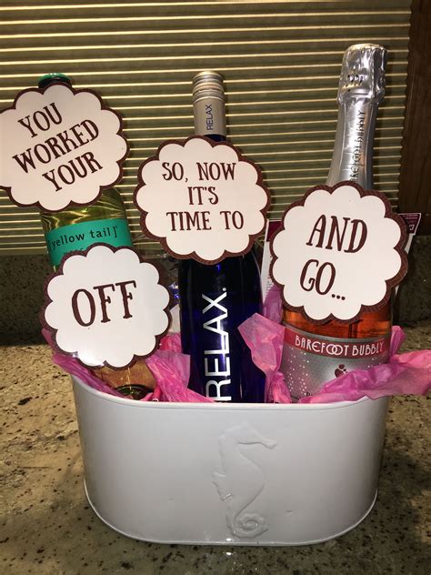 Retirement Gift Basket Ideas For A Man at Gary Magana blog