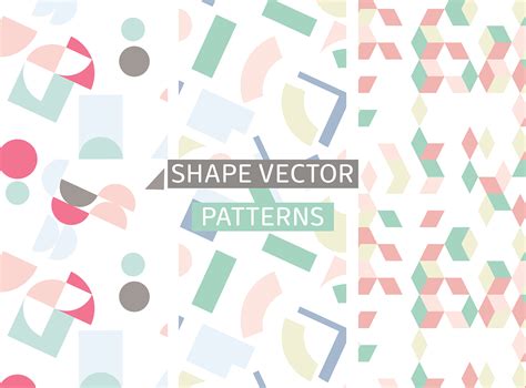 Shape patterns :: Behance