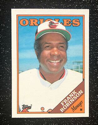 1988 Topps Frank Robinson Manager 96T Baltimore Orioles Baseball Card