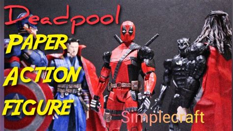 How To Make Deadpool Out Of Paper Simplecraft Youtube