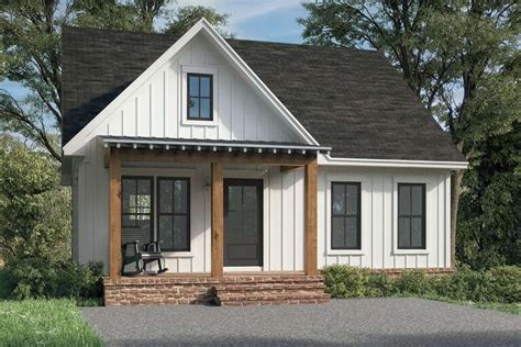 House Plan 041 00320 Modern Farmhouse Plan 981 Square Feet 2