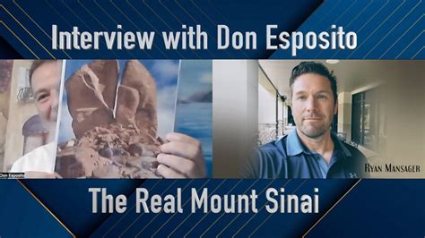 Interview With Don Esposito The Real Mount Sinai Youtube