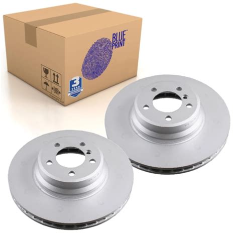 Pair Of Rear Brake Disc Fits Bmw X E Oe Blue Print