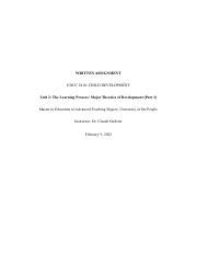 EDUC 5410 Unit 2 Written Assignment Pdf WRITTEN ASSIGNMENT EDUC