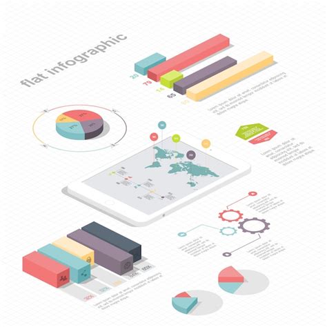 Premium Vector Flat 3d Isometric Infographic For Your Business