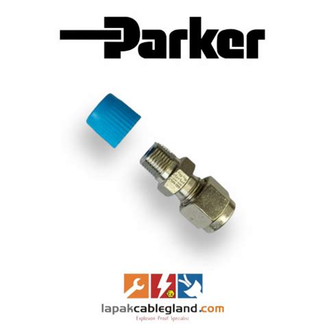 Jual Male Connector SS316 PARKER M12 OD X 1 2 NPTM Fitting Double