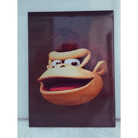 Quadro Decorativo Em Metal Donkey Kong Shopee Brasil