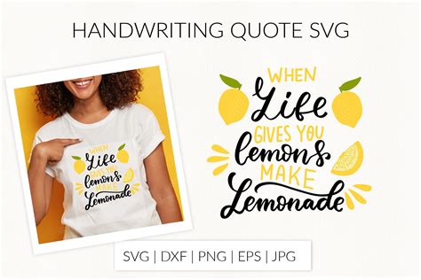 When Life Gives You Lemons Make Lemonade Svg By LettersClipArt