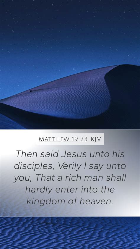 Matthew Kjv Mobile Phone Wallpaper Then Said Jesus Unto His