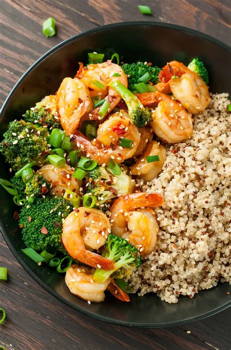 Szechuan Shrimp And Broccoli Peas And Crayons