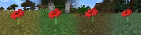 Biome-colored flowers & plants - Minecraft Mod