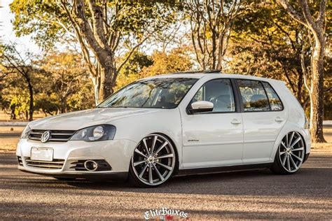 Golf Rebaixado Rodas Vossen Cv Aro Golf Rebaixado Fotos De