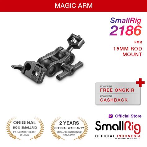 Jual Smallrig Articulating Magic Arm Clamp With 15Mm Rod Mount 2186