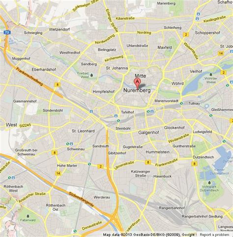 Map of Nuremberg