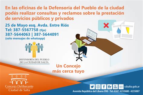 La Defensoría Del Pueblo De La Ciudad Brinda Sus Servicios Gratuitos A La Comunidad Concejo