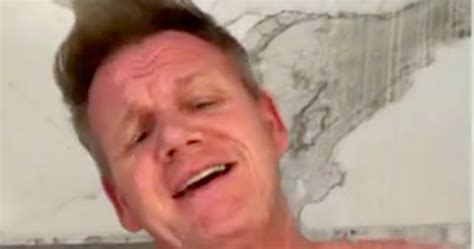 Gordon Ramsay Gets Naked In The Shower For Latest