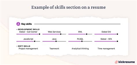 Resume Skills How To Write A Skills Section In Examples