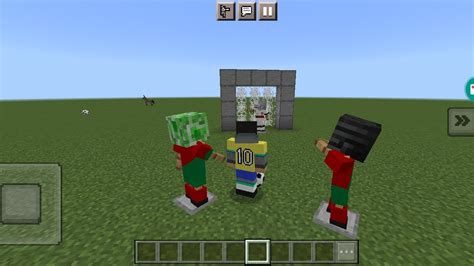 Novo Addon De Futebol Para Minecraft Pe Roupas Da Copa Do Mundo