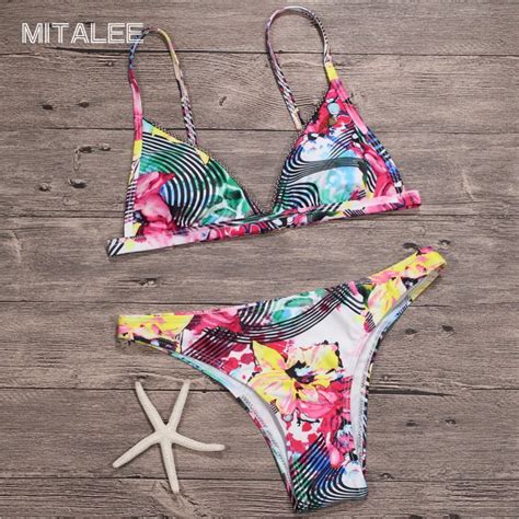 Mitalee Bikini Acolchado Mujeres Ba Adores Push Up Traje De Ba O