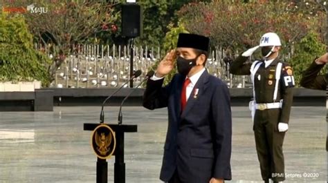 Hari Pahlawan 2020 Jokowi Pimpin Upacara Di Tmp Kalibata