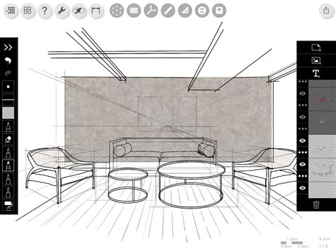 Point Perspective Interior Grid