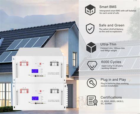 V Lithium Ion Batteries Kwh Ah Lifepo Grade A Recycling Solar