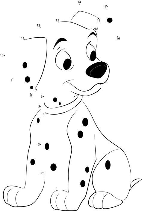 Beautiful Dog Dot To Dot Printable Worksheet Connect The Dots